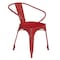 Flash Furniture Red Metal Stack Chair with Red Poly Resin Seat CH-31270-RED-PL1R-GG - alternate 9